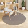 vidaXL Bereichsteppiche Rund LUGO Taupe Ø 160 CM Polyester 42022698 Bild 3