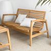 Lounge-Set MALAGA – 4-teilig Teakholz für Garten Terrasse Balkon Wintergarten Bild 3