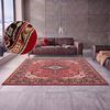 Orientalischer Kurzflor Teppich Skazar Isfahan Rot - 160x230x0,9cm Bild 5