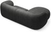 Micadoni Ecksofa Kate 2-Sitzer Links Strukturierter Stoff Dunkelgrau Melange Bild 3