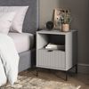 Nachttisch Eliza Grau 2er Set Vicco Bild 3