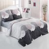 Buymax Bettwäsche Jadore, Renforce, 2 teilig, Bettbezug-Set 155x220 cm 100% Baumwolle Reißverschluss Grau Anthrazit Bild 4