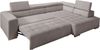 exxpo - sofa fashion Ecksofa Elianos, hoher Sitzkomfort, aufwendige Kreuzsteppung im Sitz, L-Form, inkl. Kopfteil- und Sitztiefenverstellung, wahlweise mit Bettfunktion Bild 3