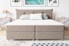 99rooms Artemis Boxspringbett 180x200 cm Velours SORO Beige Bonell-Federung Bild 5