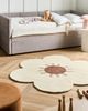 Teppich MANALI Beige ø 140 cm Wolle Bild 3
