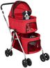 vidaXL Hundewagen für 2 Hunde Faltbar Rot 83x48x97 cm Oxford-Gewebe 172206 Bild 2