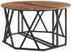 vidaXL Couchtisch Altholz 80 x 80 x 42 cm Ingenieure Holz und Stahl 868253 Bild 5