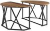 vidaXL Couchtisch Altholz 80 x 80 x 42 cm Ingenieure Holz und Stahl 868253 Bild 2