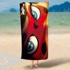 Großes Miraculous Ladybug Badetuch Motiv Eyes 75x150 cm Strandlaken Strandtuch Handtuch Duschtuch Velourstuch 100% Baumwolle Marinette Adrien Agreste Ladybug Cat Noir Paris Comic z. Bettwäsche 018 Bild 5