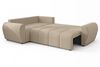 AX LIVING Malatya L Ecksofa mit Schlaffunktion Sofa Hellbraun 235 cm L Bild 5