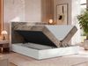 Boxspringbett TRAVIT, Doppelbett 7-Zonen-Multipocket-Matratze H4, Kopfteil, zwei Bettkästen, Topper T25 - 160 x 200 cm - Braun Cord Bild 4