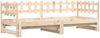 vidaXL Tagesbett Ausziehbar 2x(80x200) cm Massivholz Kiefer 840385 Bild 3