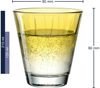 LEONARDO Gläser-Set Trinkglas, TWIST, 215 ml, farbig sortiert, 4er-Set, 4-tlg, Glas, Whiskybecher, spülmaschinengeeignet Bild 4