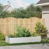 vidaXL Pflanzgefäß Weiß 200x80x40 cm Stahl 860753 Bild 3