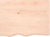 vidaXL Tischplatte 80x60x(2-4) cm Massivholz Eiche Unbehandelt 3156297 Bild 3