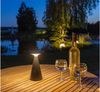 LED Solar-Tischleuchte "Foco Sol" 2700K, IP44, dimmbar, 20cm, matt schwarz Bild 5