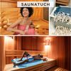 furora HOLIDAY Saunatuch Saunahandtuch Saunatuch Damen + Herren, Hamamtuch groß 100x200 XXL Bild 4