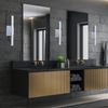 2x LED Wandleuchte, Nachtlicht, Batterie, silber, H 28 cm Bild 5