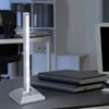 2x LED Wandleuchte, Nachtlicht, Batterie, silber, H 28 cm Bild 2