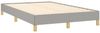 vidaXL Boxspringbett mit Matratze Hellgrau 120x190 cm Stoff 3269786 Bild 4