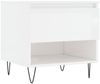 vidaXL Couchtische 2 Stk. Hochglanz-Weiß 50x46x50 cm Holzwerkstoff 830913 Bild 5