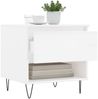 vidaXL Couchtische 2 Stk. Hochglanz-Weiß 50x46x50 cm Holzwerkstoff 830913 Bild 4
