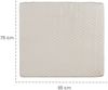 roba Wickelauflage 'Luxe' - 85 x 75 cm - Design 'Greyish gesteppt' Bild 4