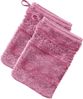 Cawö Waschhandschuh Waschhandschuh "1001 Noblesse" 2er-Pack, Frottier (2-St), Walk-Frottier Uni: blau Bild 3