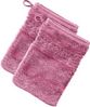 Cawö Waschhandschuh Waschhandschuh "1001 Noblesse" 2er-Pack, Frottier (2-St), Walk-Frottier Uni: blau Bild 4