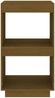 vidaXL Bücherregal Honigbraun 40x35x71 cm Massivholz Kiefer 810842 Bild 5
