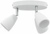 vidaXL Deckenstrahler mit Strahlern Weiß 19 x 19 x 14,5 cm Metall 4108214 Bild 2
