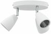 vidaXL Deckenstrahler mit Strahlern Weiß 19 x 19 x 14,5 cm Metall 4108214 Bild 3