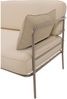 Selsey 'Preggel' Garten-Sofa, wasserabweisend, beige/beiges Gestell ca. 80 x 116 x 71 cm Bild 2