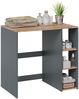 Waschmaschinenschrank Viktor Anthrazit/Goldkraft Eiche 93.6 x 88.2 cm mit Regal Vicco Bild 5