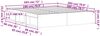 vidaXL Bettgestell Grau Sonoma 180x200 cm 3203885 Bild 5