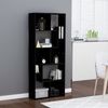 vidaXL Bücherregal Schwarz 67x24x161 cm Holzwerkstoff 801878 Bild 3