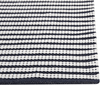 Teppich Baumwolle marineblau weiß 80 x 150 cm Streifenmuster Kurzflor SOFULU Bild 5