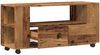 vidaXL TV-Schrank mit Rollen Altholz-Optik 102x34,5x43cm Holzwerkstoff 855990 Bild 5