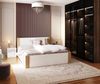 FDM Stauraumbett mit Bettkasten und Lattenrost 120x200, 140x200, 160x200 und 180x200cm (MADE IN EU - Gästebett Tagesbett Kinderbett belastbar bis 400kg - viel Stauraum, ideal für Paare, in Weiß-Natur oder Weiß-Grau), Metallrahmen mit hydraulischer Klap... Bild 5