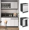 Küchenunterschrank R-Line Weiß 60 cm J-Shape, AP Eiche Vicco Bild 2