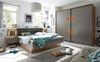 Doppelbett Nachtkommoden CAPRI Bett Ehebett Schlafzimmer 180x200 grau Eiche Bild 3
