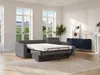 Vente-unique - VIZIR Sofa Stoff Grau - B 223 cm94 cm x H 110 cm95 cm x L 302 cm Bild 3