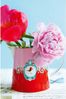 PiP Studio Becher Love Birds Medaillion Henkelbecher rot/pink 250ml, Bone China, Mug Large Love Birds Medallion Red-Pink 250ml Bild 3
