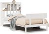 vidaXL Massivholzbett mit Regal ohne Matratze Weiß 90x190 cm Kiefer 3321821 Bild 2