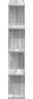vidaXL Würfelregal 12 Fächer Grau Sonoma Holzwerkstoff 860018 Bild 5