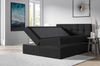 99rooms Cesar Boxspringbett Kunstleder 180x200 cm Schwarz Bild 2