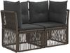 vidaXL Gartensofa-set 8 pcs Grau Poly-Rattan 3434237 Bild 2