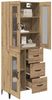 vidaXL Highboard Artisan-Eiche 69,5 x 34 x 180 cm Holzwerkstoff 3415860 Bild 3