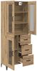vidaXL Highboard Artisan-Eiche 69,5 x 34 x 180 cm Holzwerkstoff 3415860 Bild 5