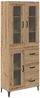 vidaXL Highboard Artisan-Eiche 69,5 x 34 x 180 cm Holzwerkstoff 3415860 Bild 2